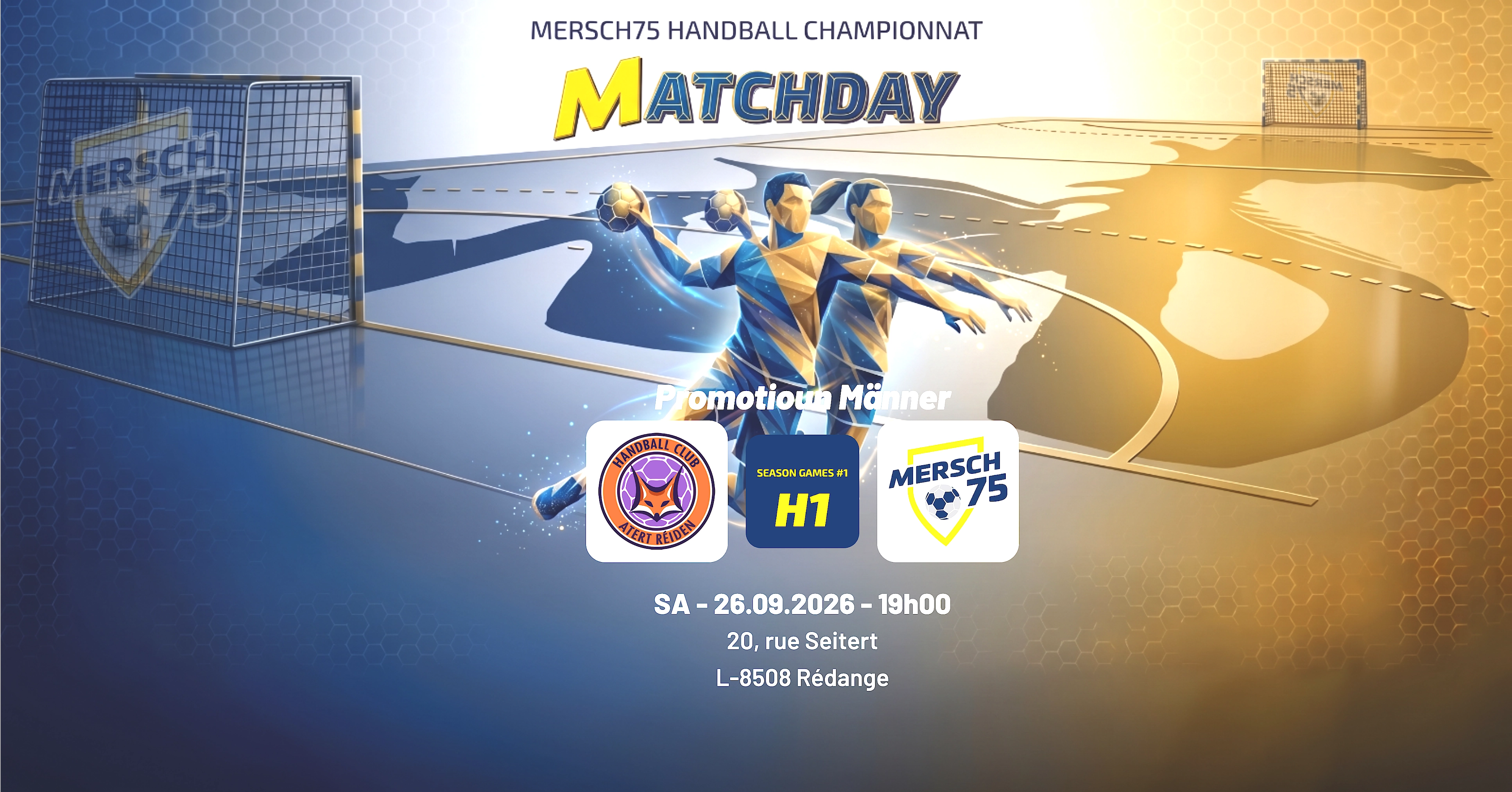 Mersch75 Matchposter